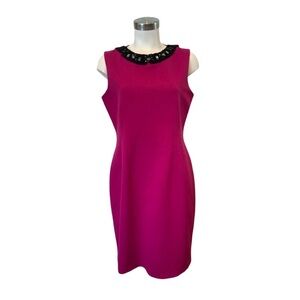 T Tahari Breydan Sleeveless Sheath Dress NWT Size 8P